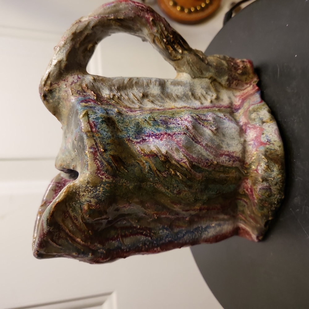 Wabi-sabi Studio Ceramic Vintage Pitcher Heavy Glaze - Picture 5 of 10